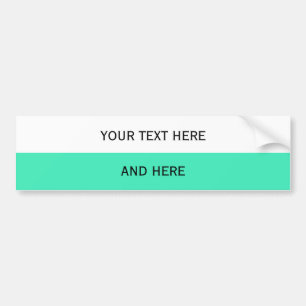 Autocollant De Voiture Personnalisez votre texte, image et couleur de fon