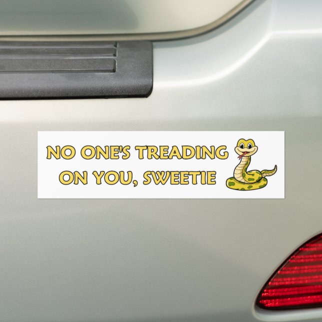 Autocollant De Voiture personne ne vous traîne, chéri Sticker (En voiture)