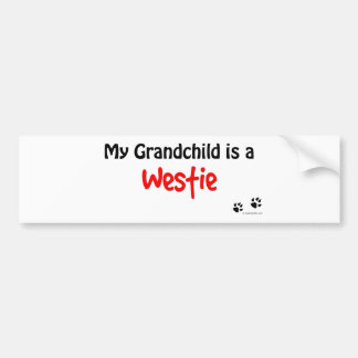 Autocollant De Voiture Petit-enfant de Westie