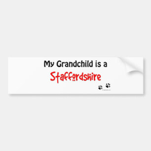 Autocollant De Voiture Petit-enfant du Staffordshire