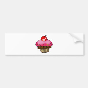 Autocollant De Voiture petit gâteau de cerise