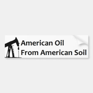 Autocollant De Voiture Pétrole américain du sol américain
