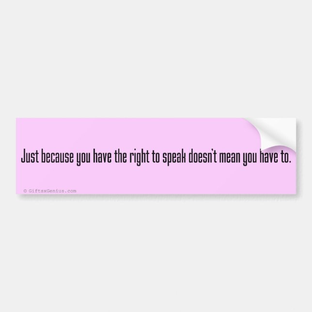 Autocollant De Voiture Peut-être vous devriez essayer de fermer parfois (Devant)