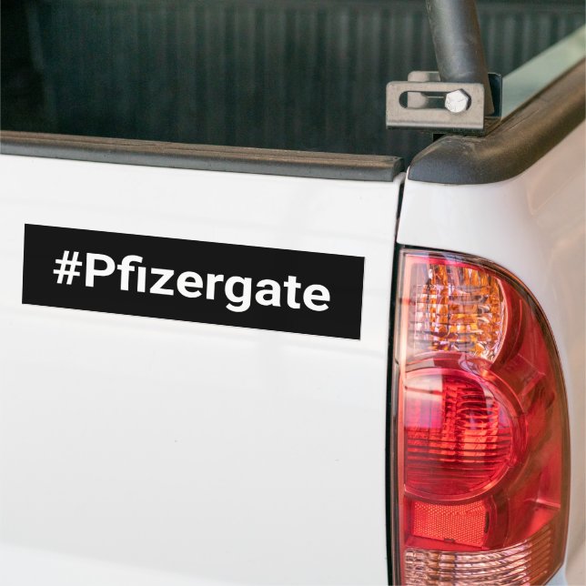 Autocollant De Voiture #Pfizergate (Sur camion)