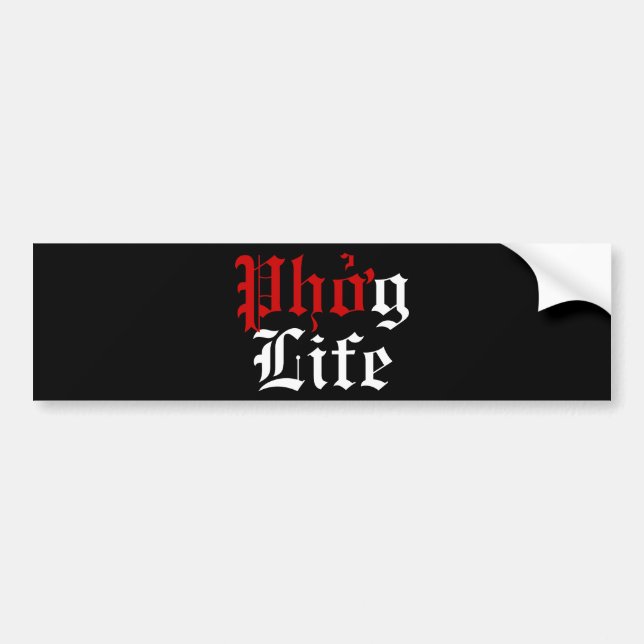 Autocollant De Voiture Phở g Life (Devant)