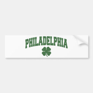 Autocollant De Voiture Philadelphie (shamrock irlandais)