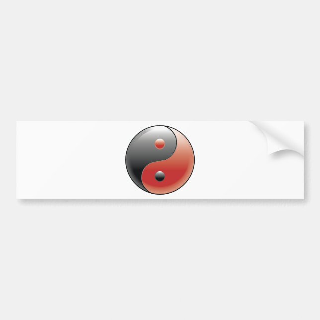 Autocollant De Voiture Philosophie chinoise de Taoism de ~ de Yin Yang (Devant)