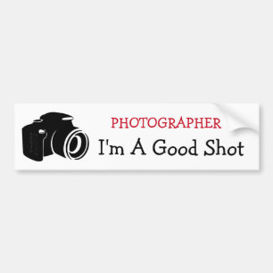 Autocollant De Voiture Photographe, Bon Shot
