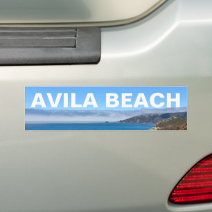 Autocollant De Voiture Photographie de l'overlook d'Avila Beach Californi