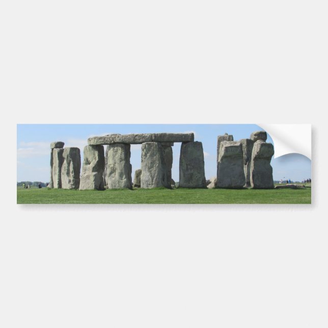 Autocollant De Voiture Photographie de Stonehenge Angleterre (Devant)