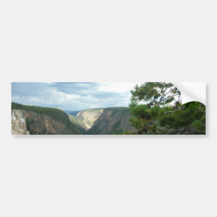 Autocollant De Voiture Photographie de Yellowstone, montre des chutes d'e