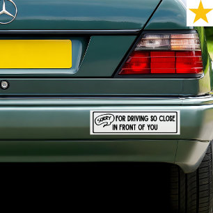 Autocollant De Voiture Phrase drôle pour les conducteurs qui suivent de t