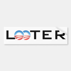 Autocollant De Voiture Pilleur d'Obama
