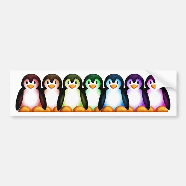 Autocollant De Voiture Pingouin de spectre (Devant)