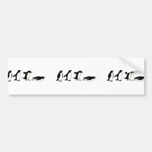 Autocollant De Voiture Pingouins coulissants