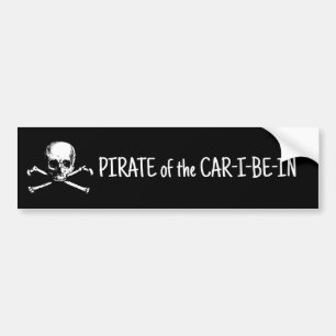 Autocollant De Voiture PIRATE du RAC-I-BE-IN