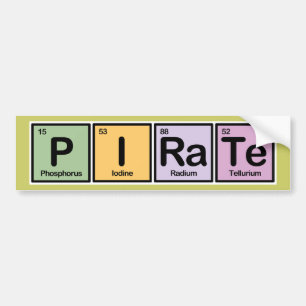 Autocollant De Voiture Pirate fait d'éléments