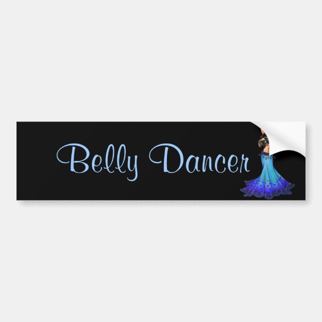 Autocollant De Voiture Pisces Belly Dancer Art (Devant)