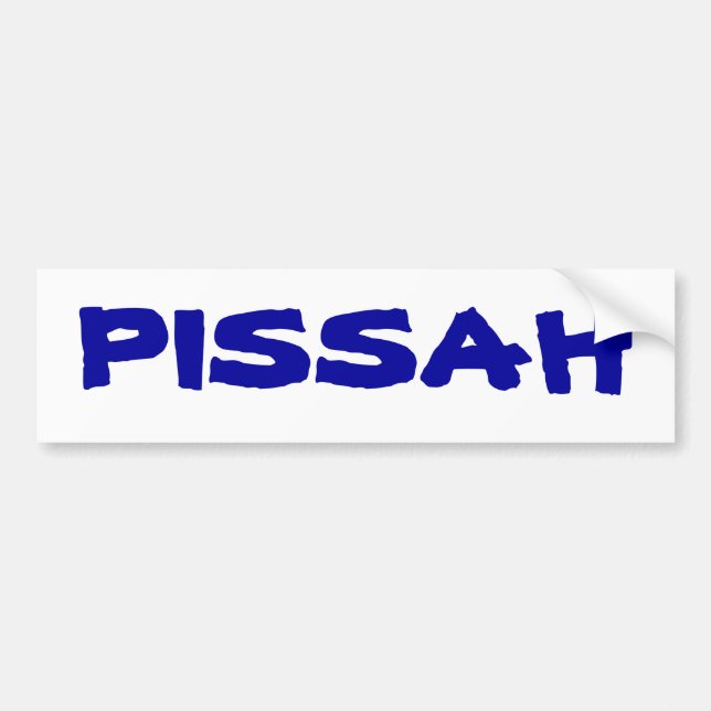 AUTOCOLLANT DE VOITURE PISSAH (Devant)