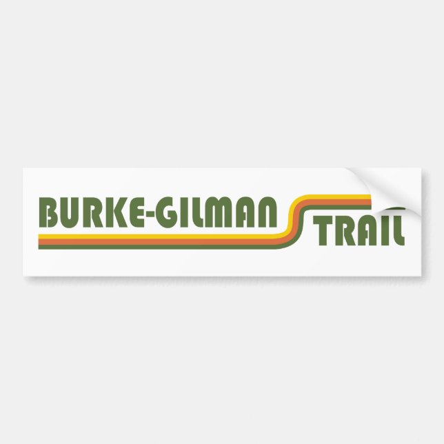 Autocollant De Voiture Piste Burke-Gilman (Devant)