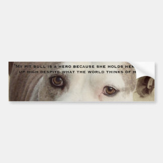 Autocollant De Voiture Pitbull Bumpersticker