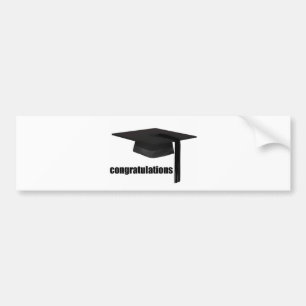 Autocollant De Voiture Plafond d'obtention du diplôme de félicitations