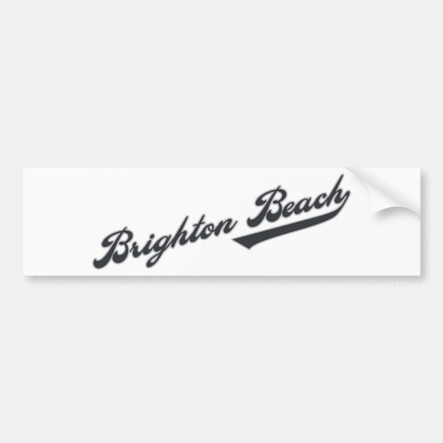Autocollant De Voiture Plage de Brighton (Devant)