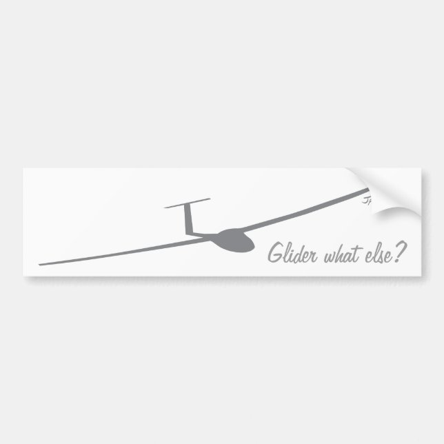 Autocollant De Voiture Planeur - quoi encore ? (Devant)