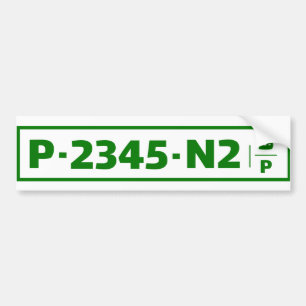 Autocollant De Voiture Plaque d'immatriculation de voiture Palestine - pa