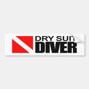 Autocollant De Voiture Plongeur de costume sec