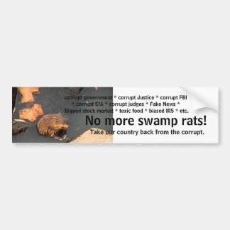 Autocollant De Voiture Plus de rats de marais