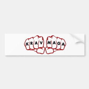 Autocollant De Voiture Poings krav Maga