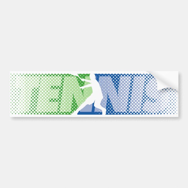 Autocollant De Voiture Poison de tennis pour players et fans (Devant)