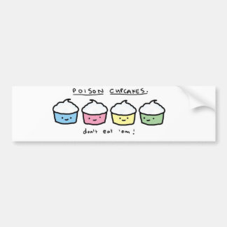 Autocollant De Voiture poison-petits gâteaux