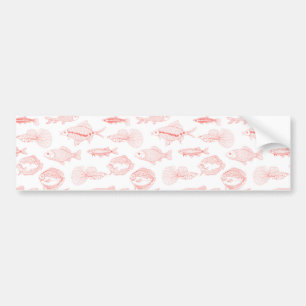 Autocollant De Voiture Poissons