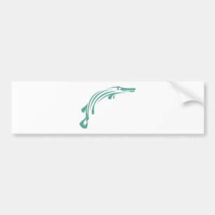 Autocollant De Voiture Poissons d'orphie d'alligator