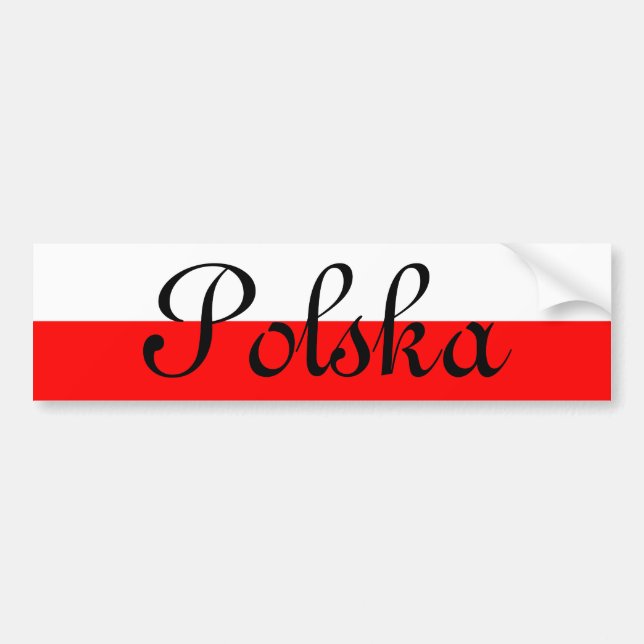 Autocollant De Voiture Polska (Devant)