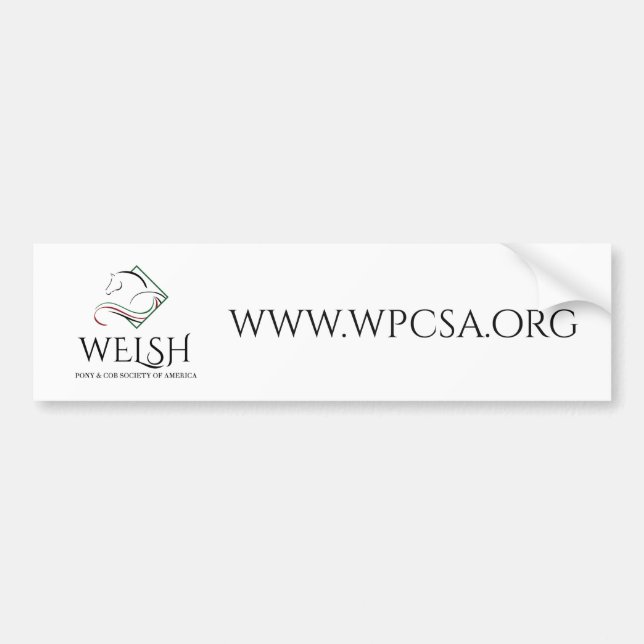 Autocollant De Voiture Poney de gallois et société d'épi d'adhésif pour (Devant)