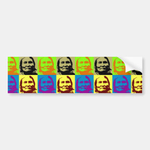 Autocollant De Voiture Pop Art Freedom Fighter Geronimo