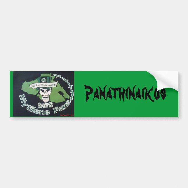 Autocollant De Voiture Porte 13, Panathinaikos (Devant)
