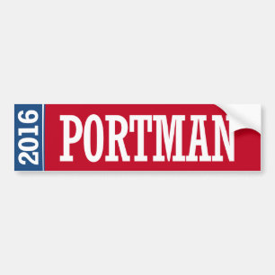 Autocollant De Voiture Portman - Rob Portman 2016