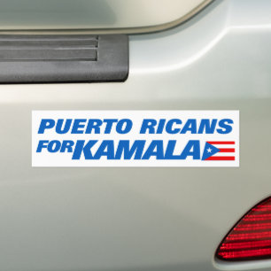 Autocollant De Voiture Portoricains pour Kamala Harris 2024
