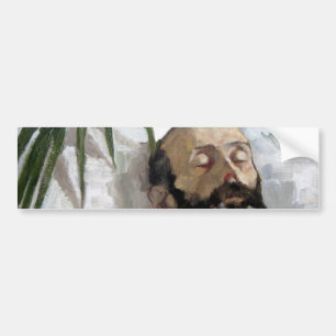 Autocollant De Voiture Portrait d'un homme mort (mortalité et mort) (Art.