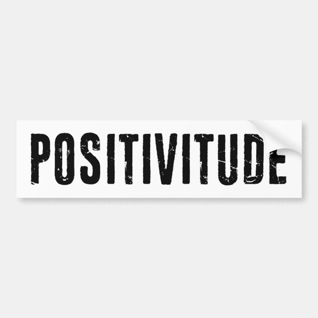 Autocollant De Voiture Positivitude (Devant)