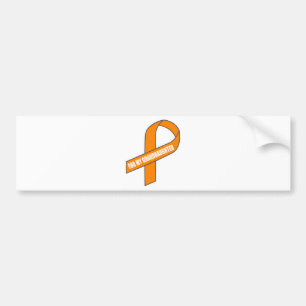 Autocollant De Voiture Pour ma petite-fille (ruban orange)
