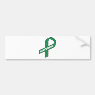 Autocollant De Voiture Pour mon petit-fils (ruban vert)
