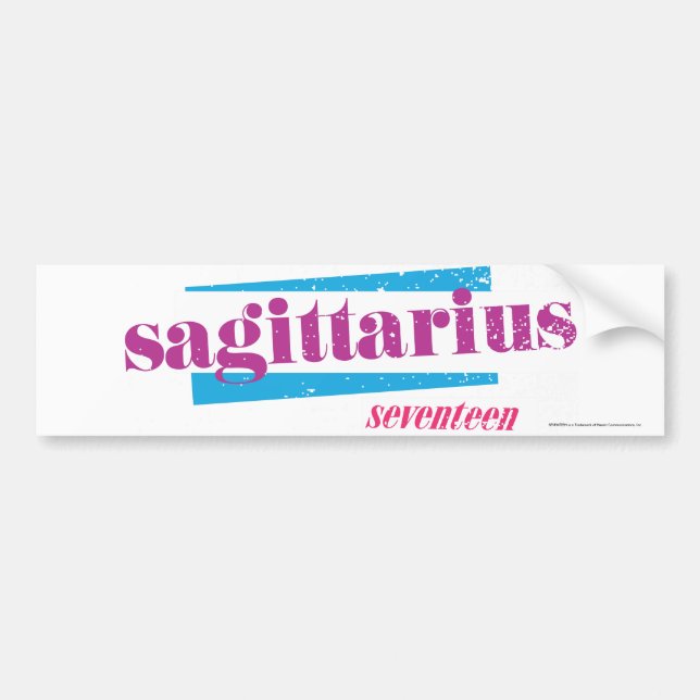 Autocollant De Voiture Pourpre de Sagittaire (Devant)