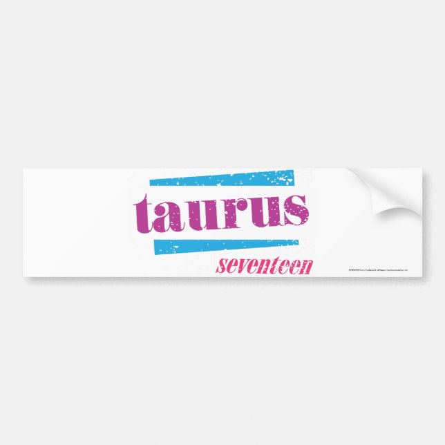 Autocollant De Voiture Pourpre de Taureau (Devant)