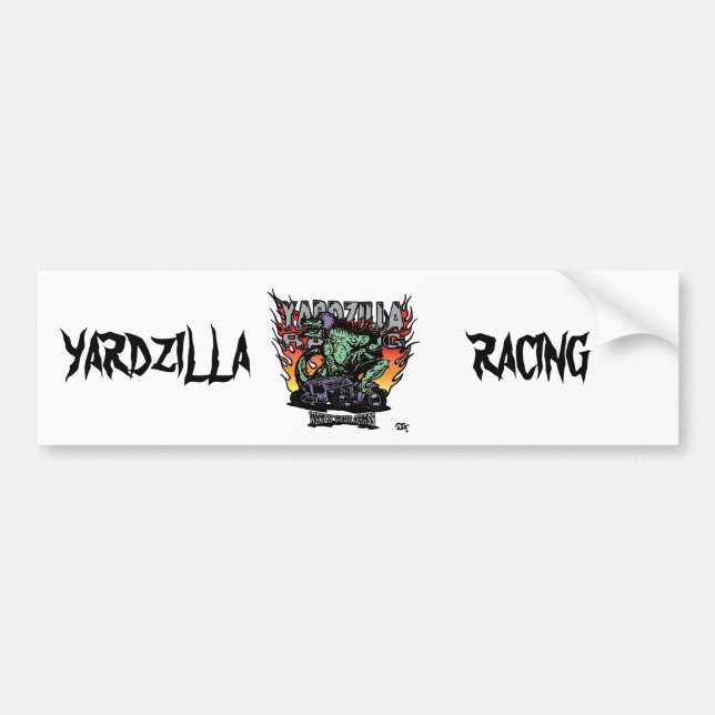 Autocollant De Voiture Pourpre de Yardzilla aucun logo clair (Devant)