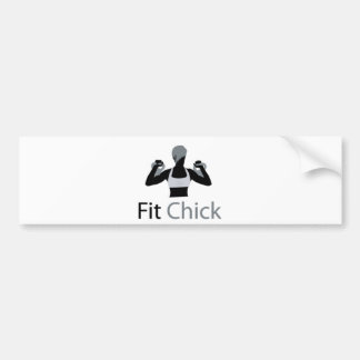 Autocollant De Voiture Poussin convenable avec Kettlebells